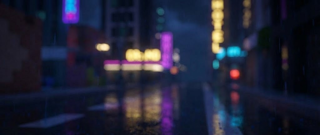 Cyberpunk City Background